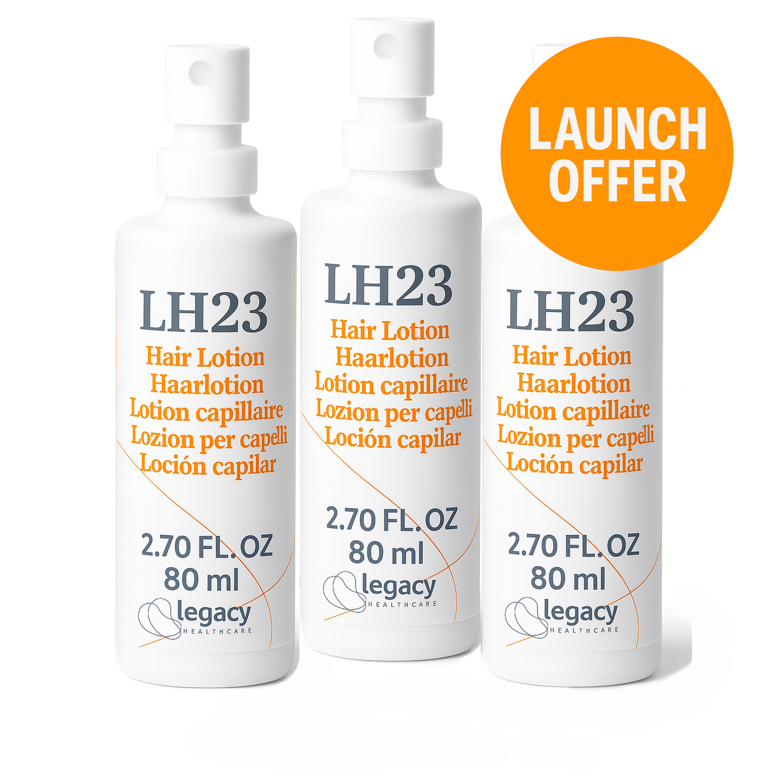 Offre de lancement Lotion capillaire LH23 x3